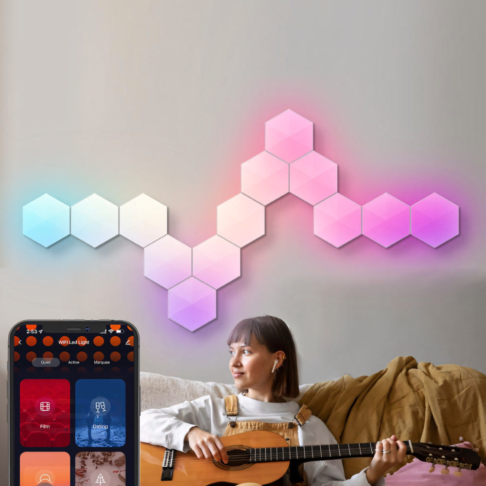 Färgstänk - Modulaire LED Wandpanelen